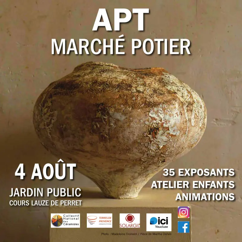 Marché potier d'Apt