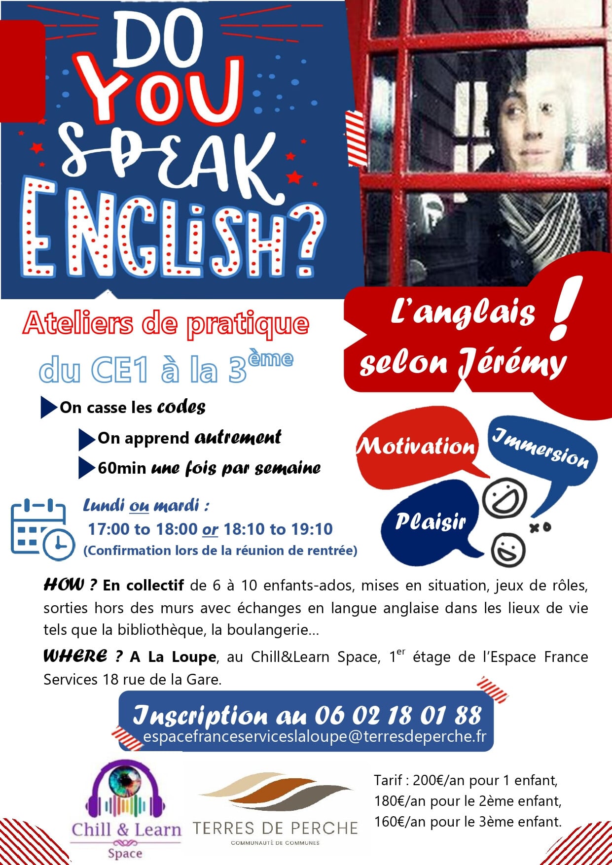 Do you speak english ? - ATELIER DE PRATIQUE DE CE1 A LA 3ieme