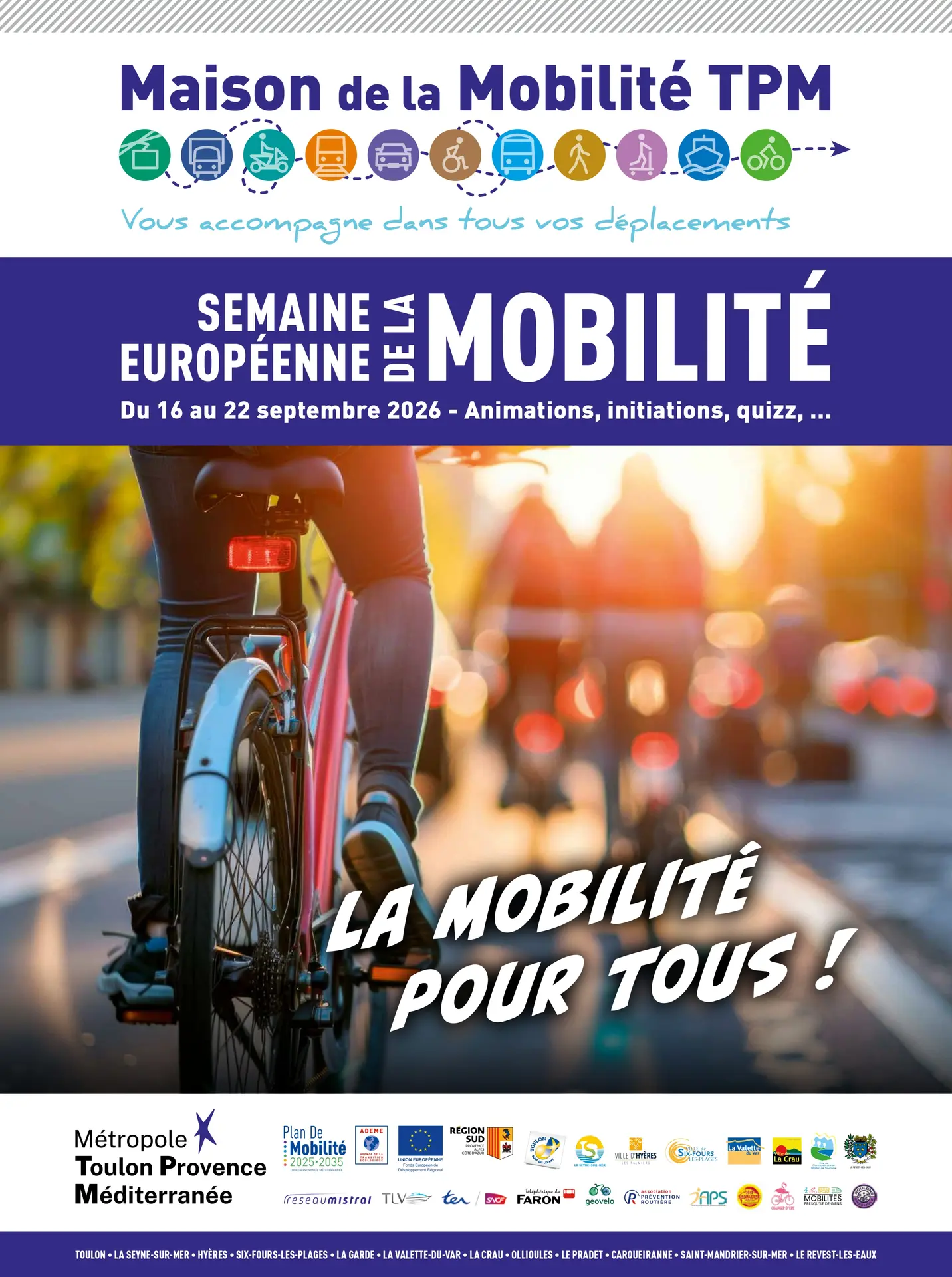 Marche Nordique secteur de La Crau - Semaine Européenne de la mobilité -TPM 2026