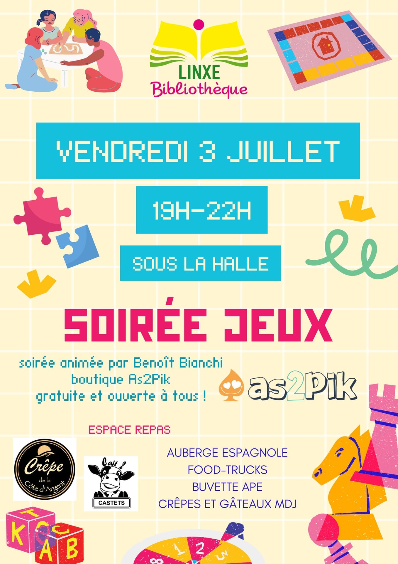 Soirée jeux de société