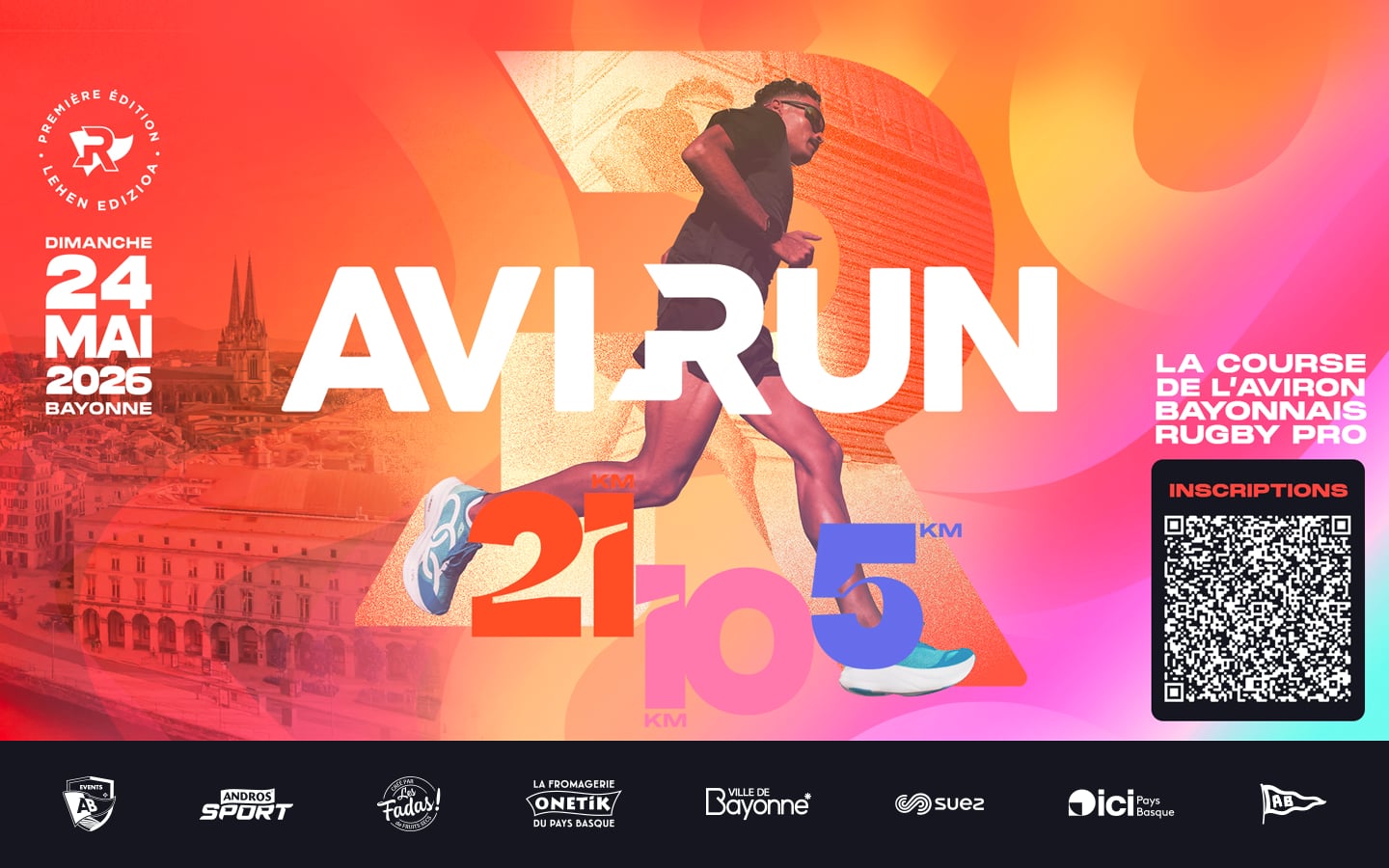 AVIRUN 2026 : la course de l'Aviron Bayonnais