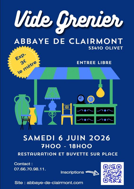 Vide grenier à l'Abbaye de Clairmont