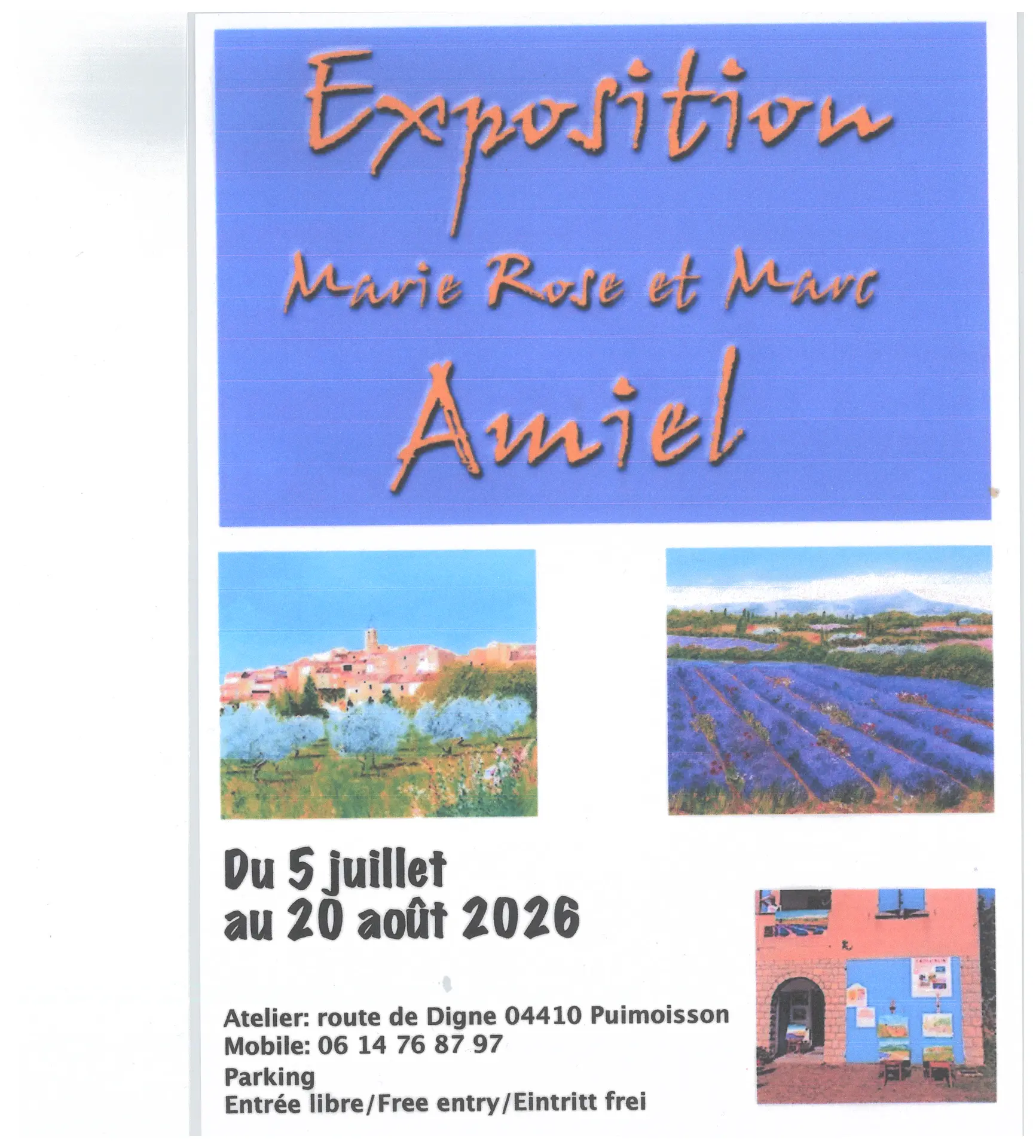 Exposition de peinture