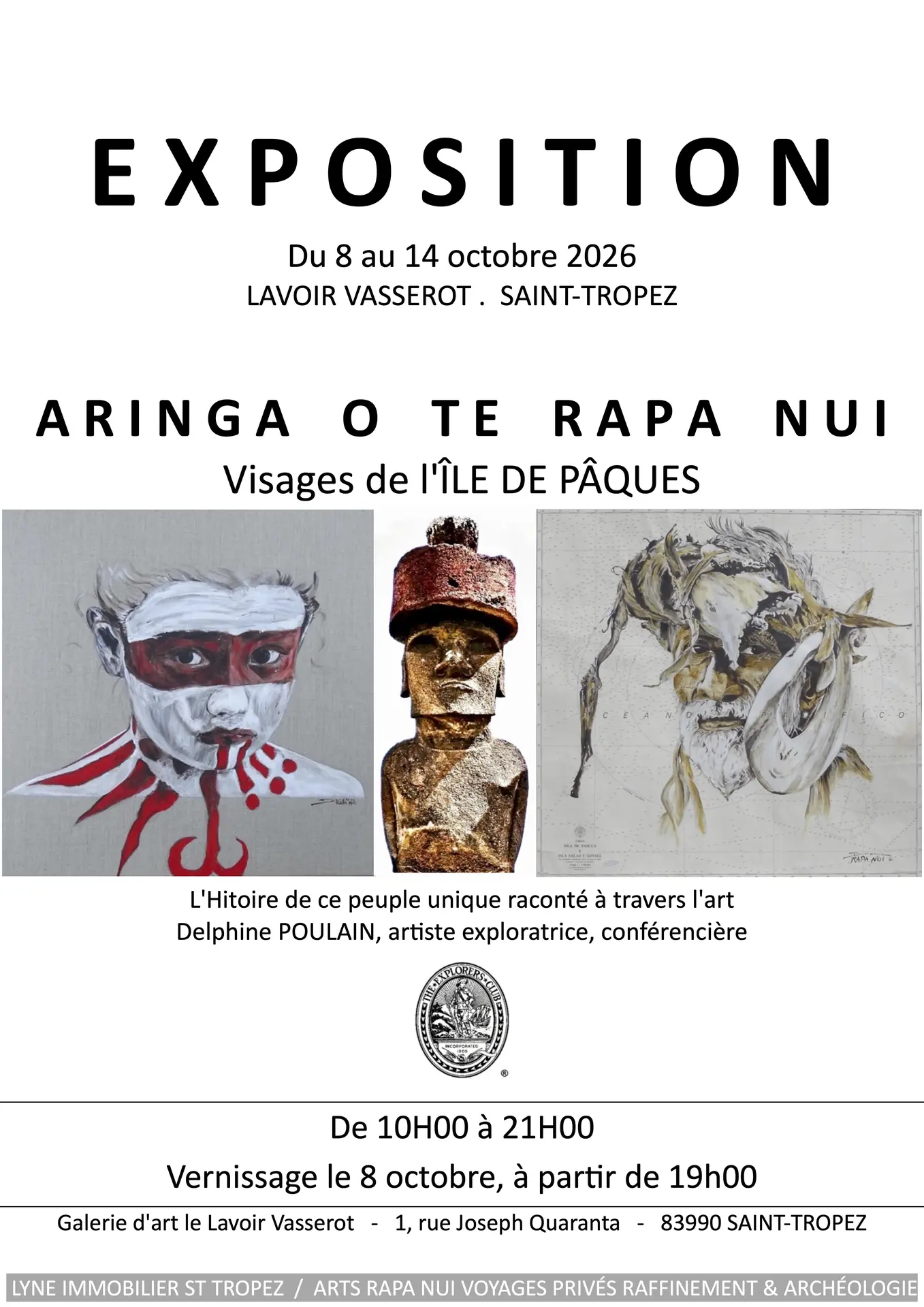 Exposition du Lavoir Vasserot - "ARINGA O TE RAPANUI" - Visages de l'Ile de Pâque