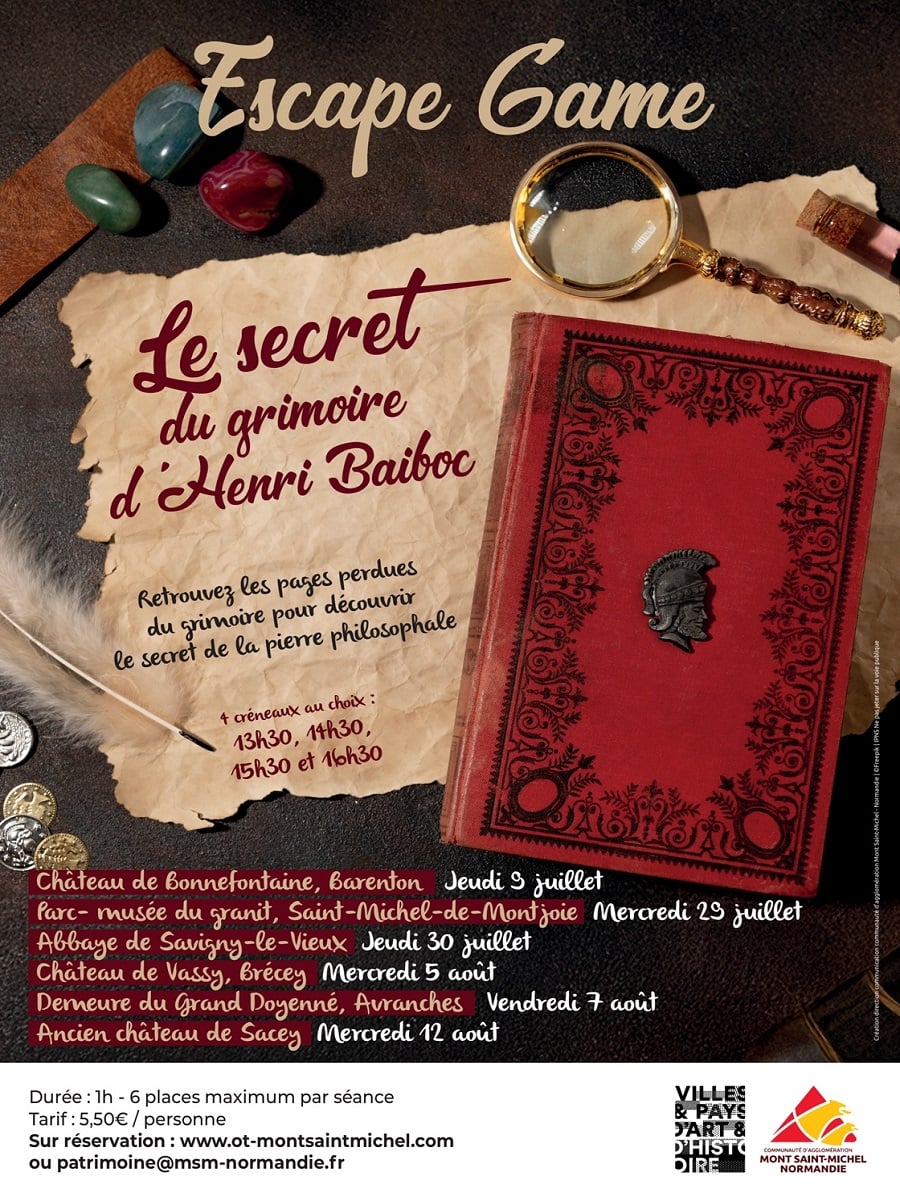Escape Game : "Le secret du grimoire d'Henri Baiboc"