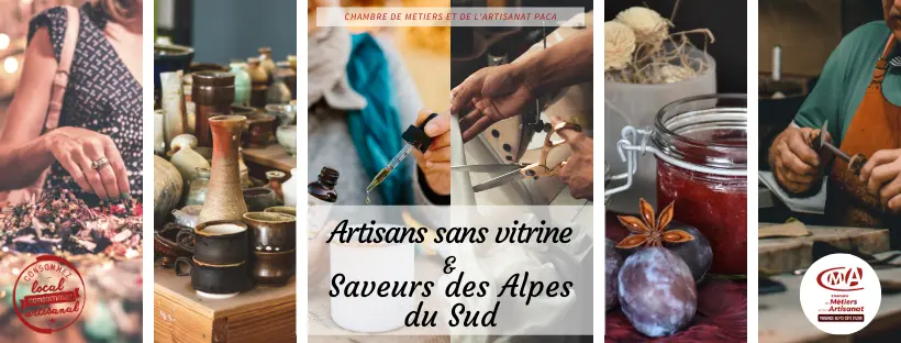 Marché aux saveurs des Alpes du Sud et Artisans sans vitrine