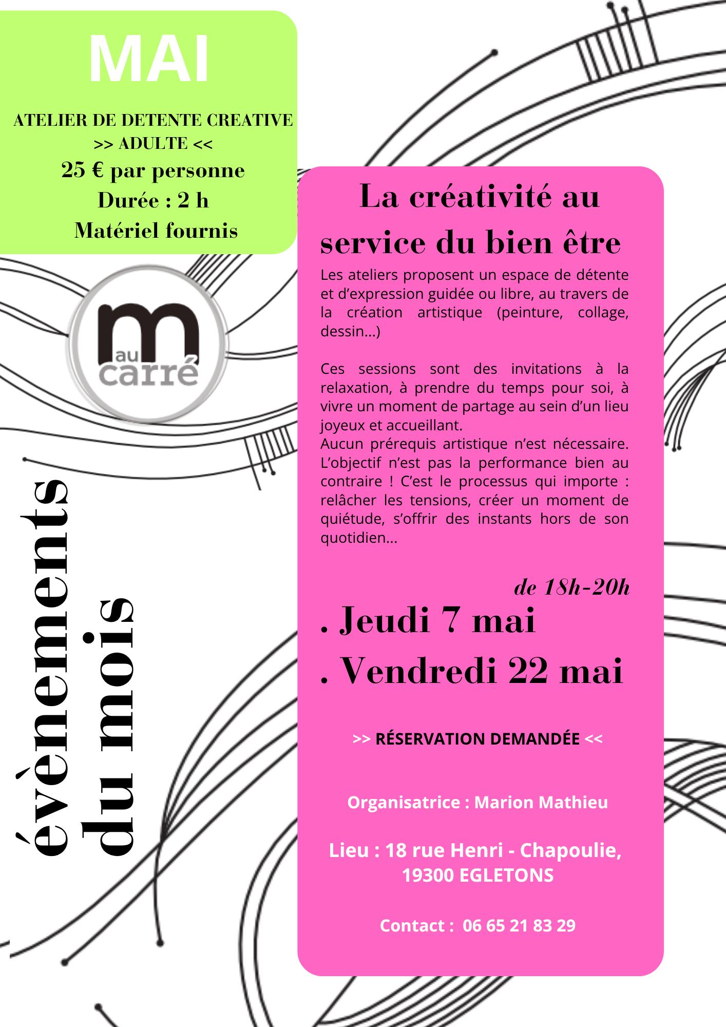 La créativité au service du bien-être