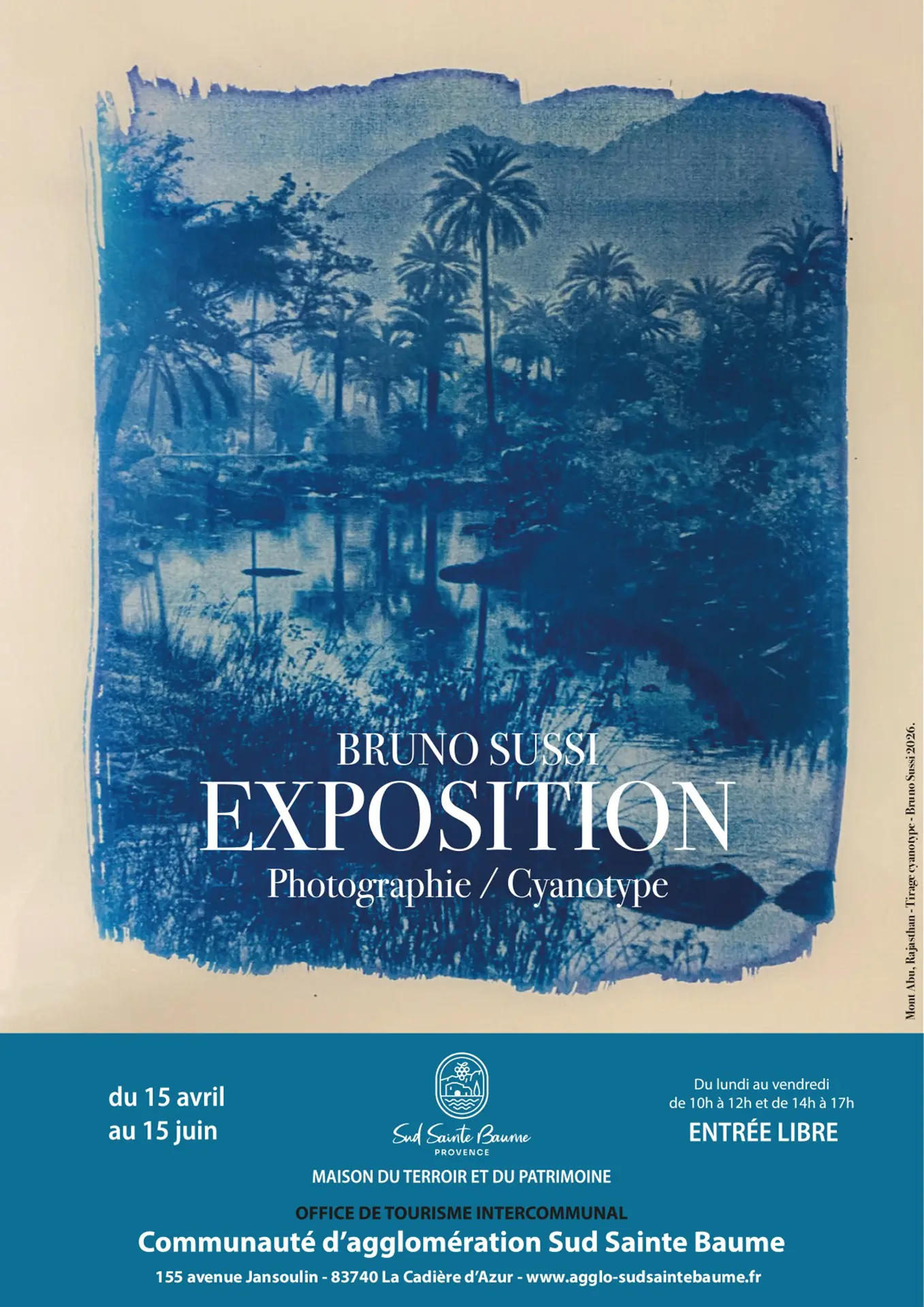 Exposition photographie / Cyanotype Bruno SUSSI