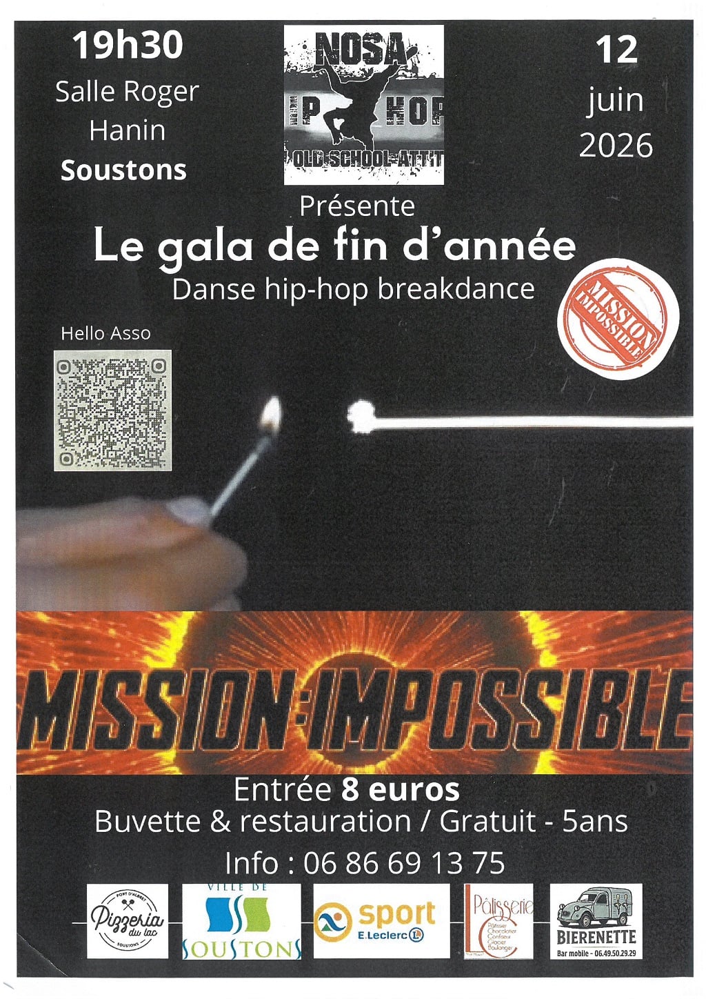 Gala de fin d'année New Old School Attitude "Mission Impossible"