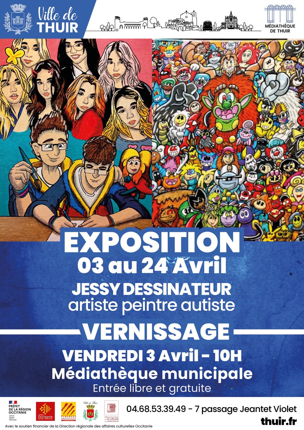 EXPOSITION JESSY DESSINATEUR