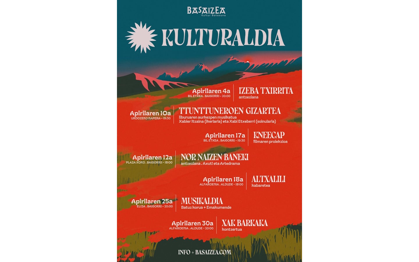 Kulturaldia. Alf'harro : Kuir gaualdia-concerts