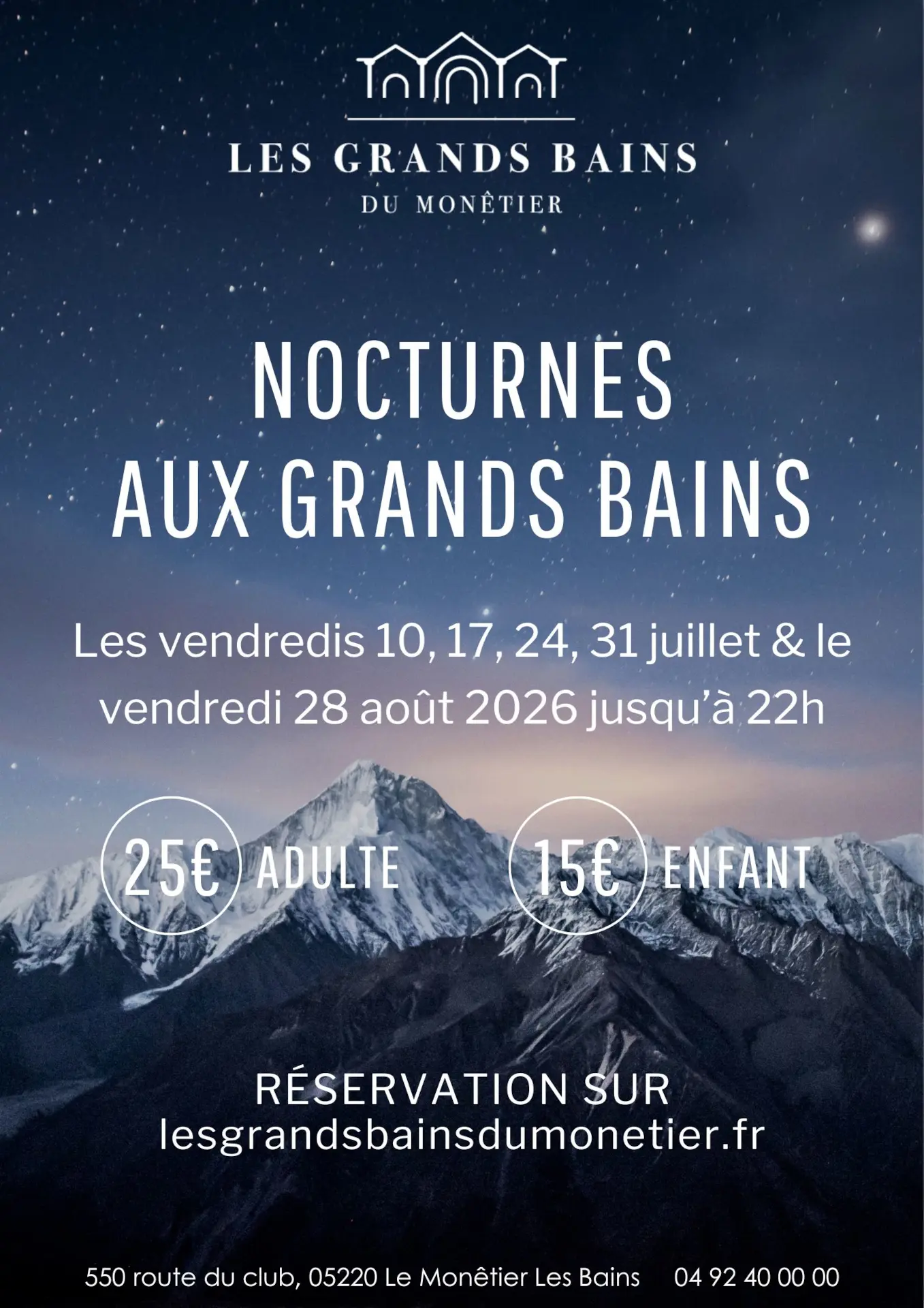 Nocturnes des Grands Bains