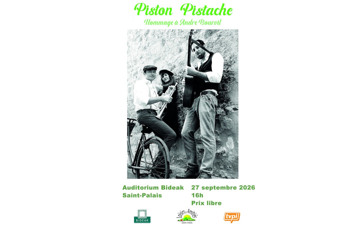 Concert du Trio "Piston Pistache" hommage à Bourvil