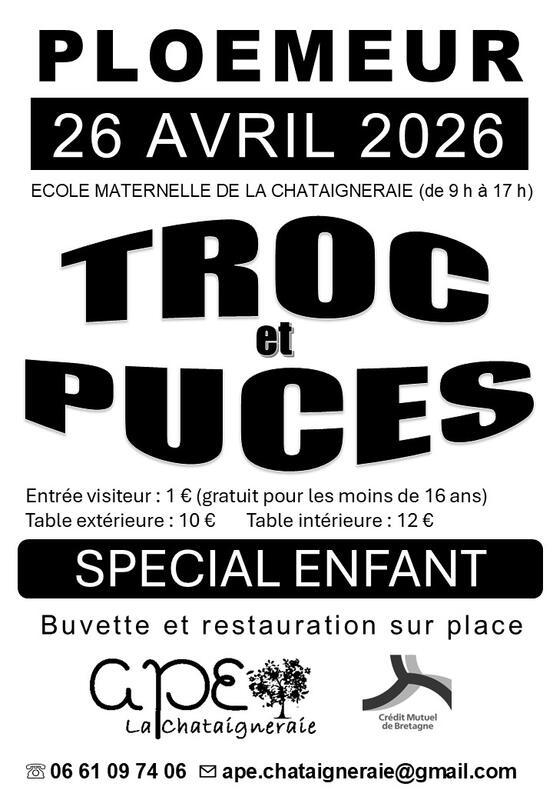 Troc et puces enfance - puériculture