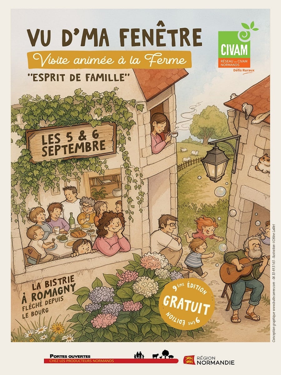 Visite animée à la ferme "Vu d'ma fenêtre"