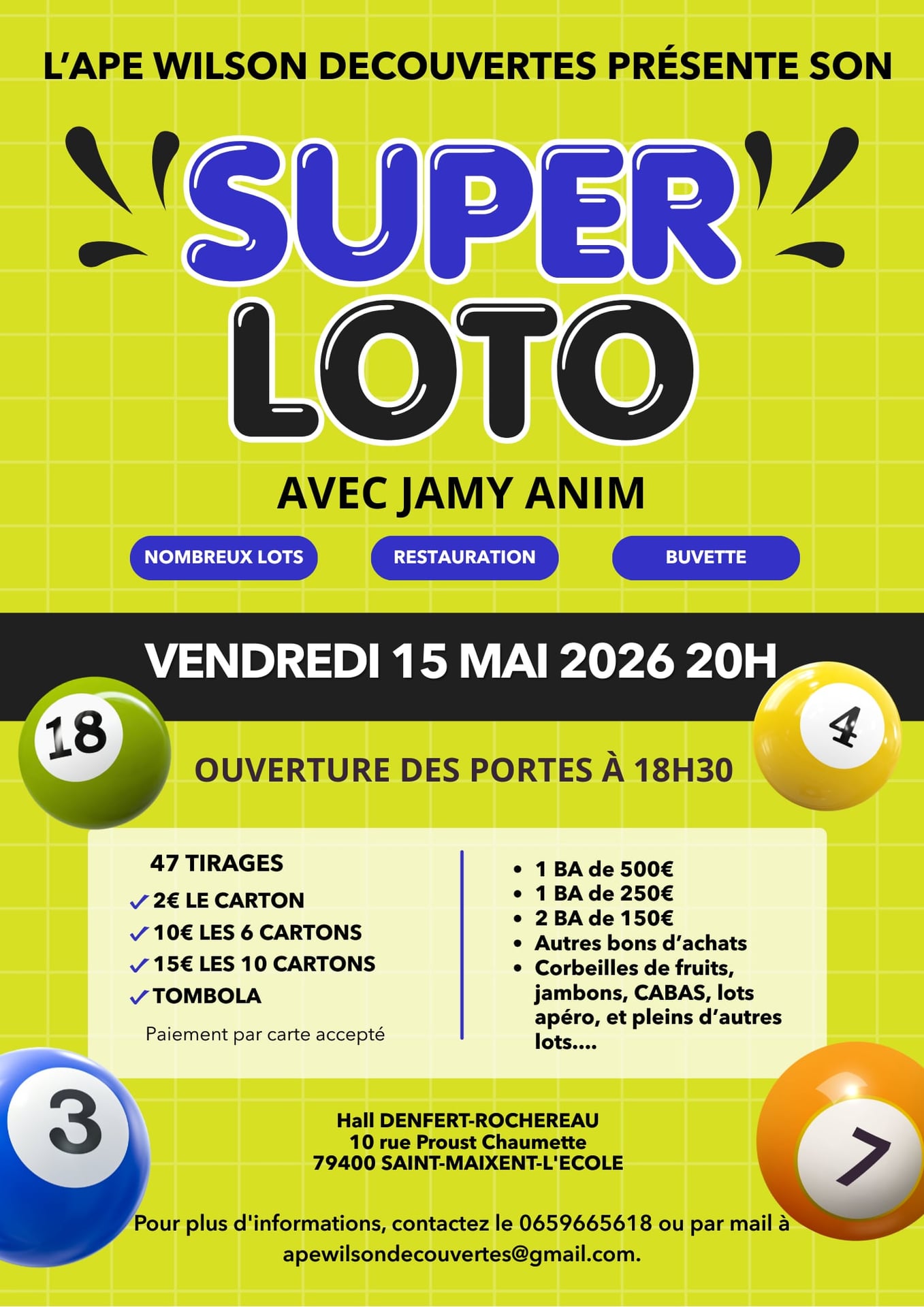 Loto- APE Wilson Découvertes