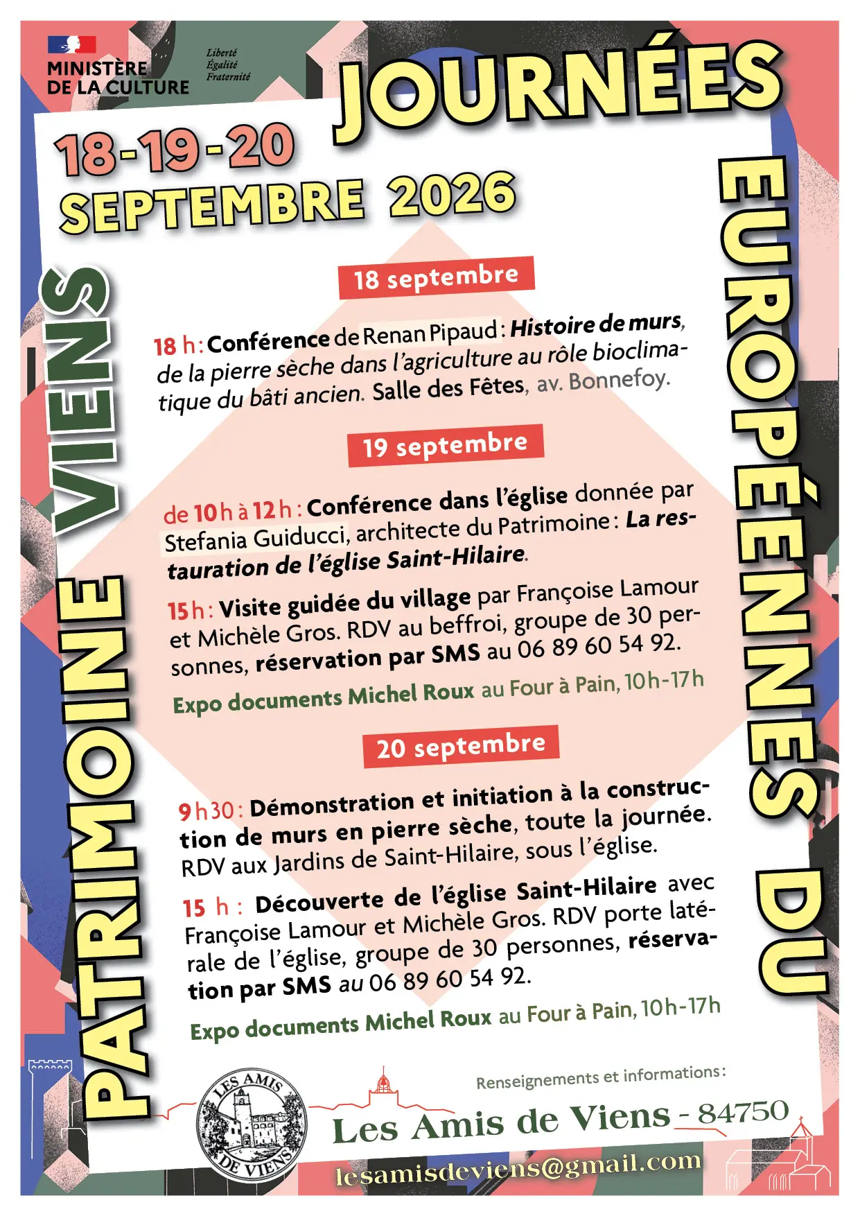 Journées du patrimoine - Visite guidée du village de Viens
