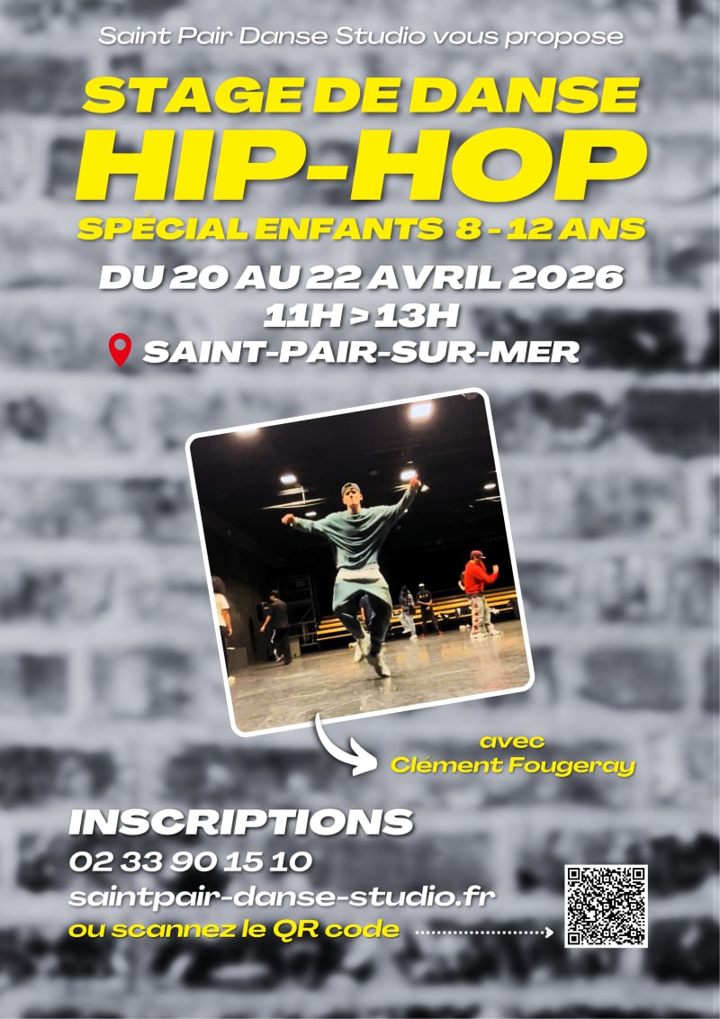 Stage de hip-hop spécial enfants de 8 à 12 ans