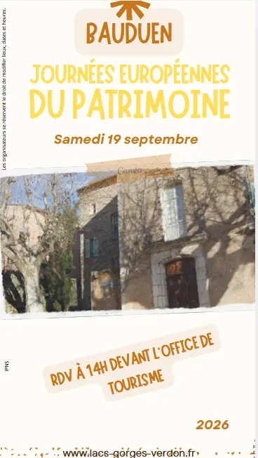 Visite commentée à Bauduen | Journées Européennes du Patrimoine