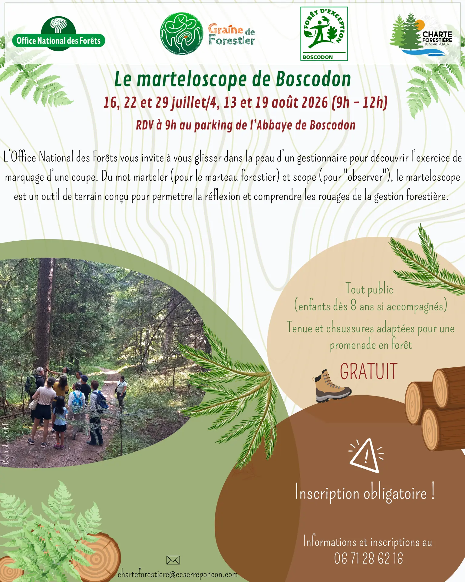 Le marteloscope de Boscodon