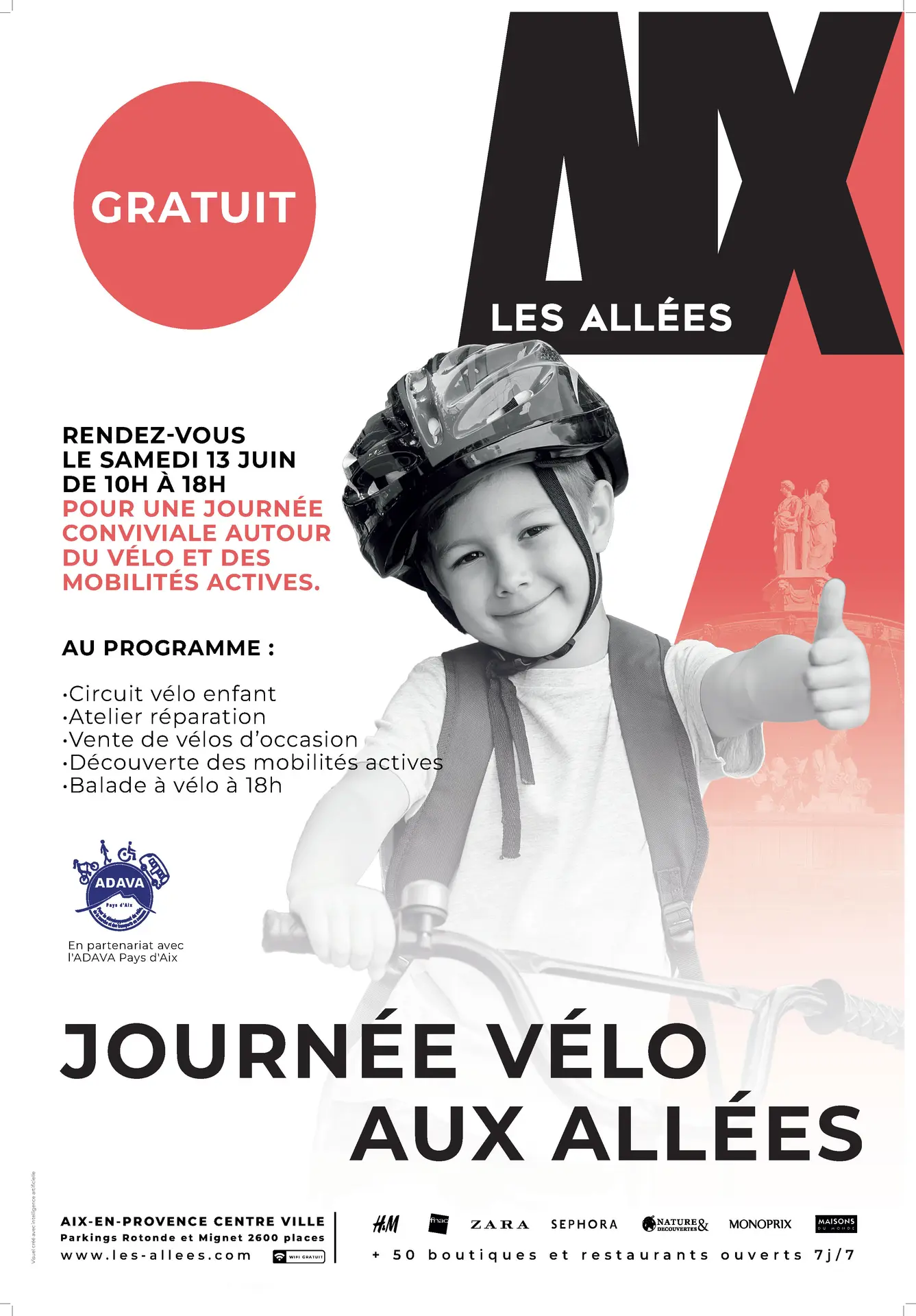 Journée vélo aux allées