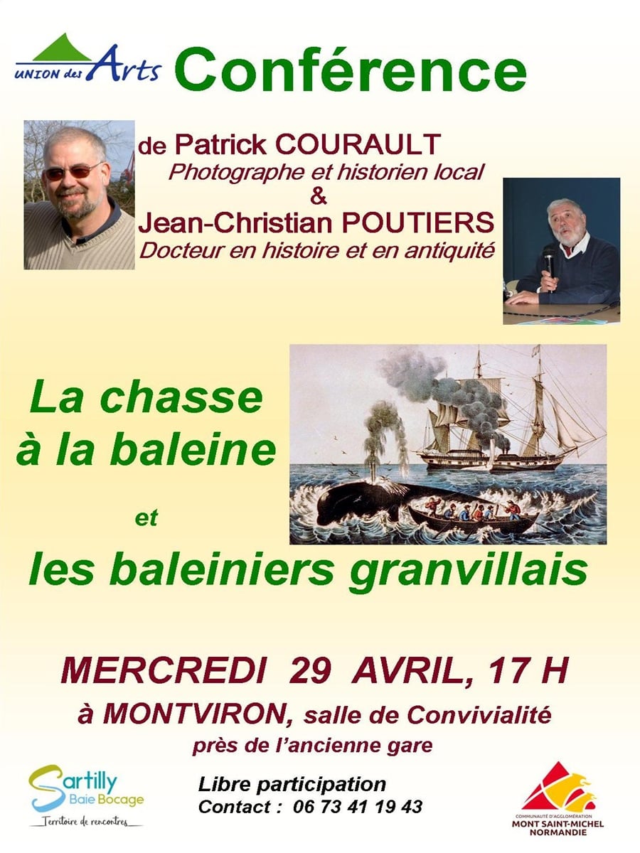Conférence "La chasse à la baleine et les baleiniers granvillais"