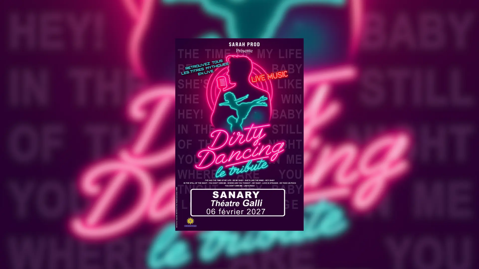 Spectacle : Dirty Dancing | Le Tribute