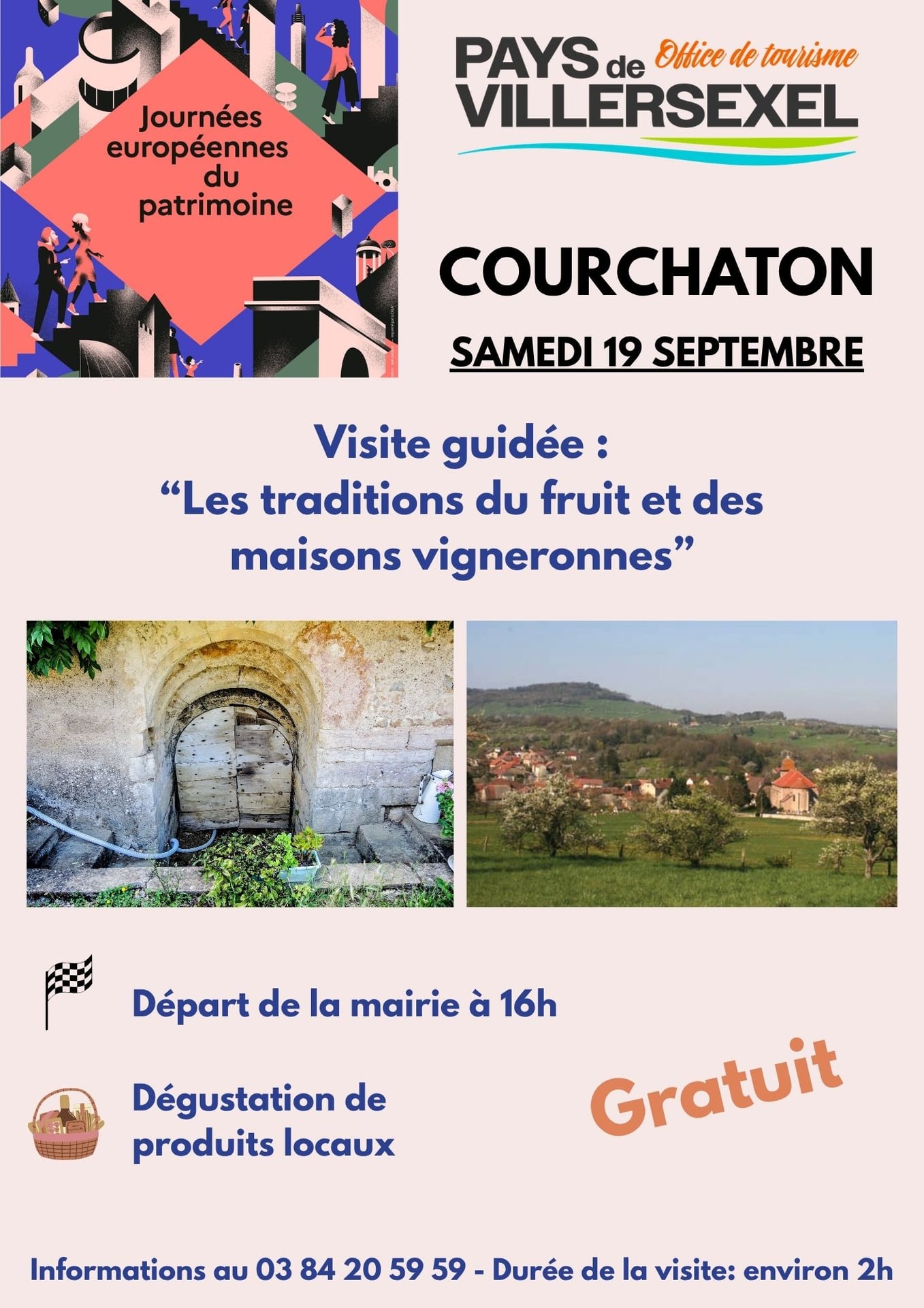 Journées du Patrimoine - Visite guidée de Courchaton