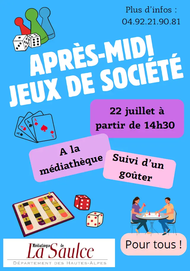 Après-midi jeux de société