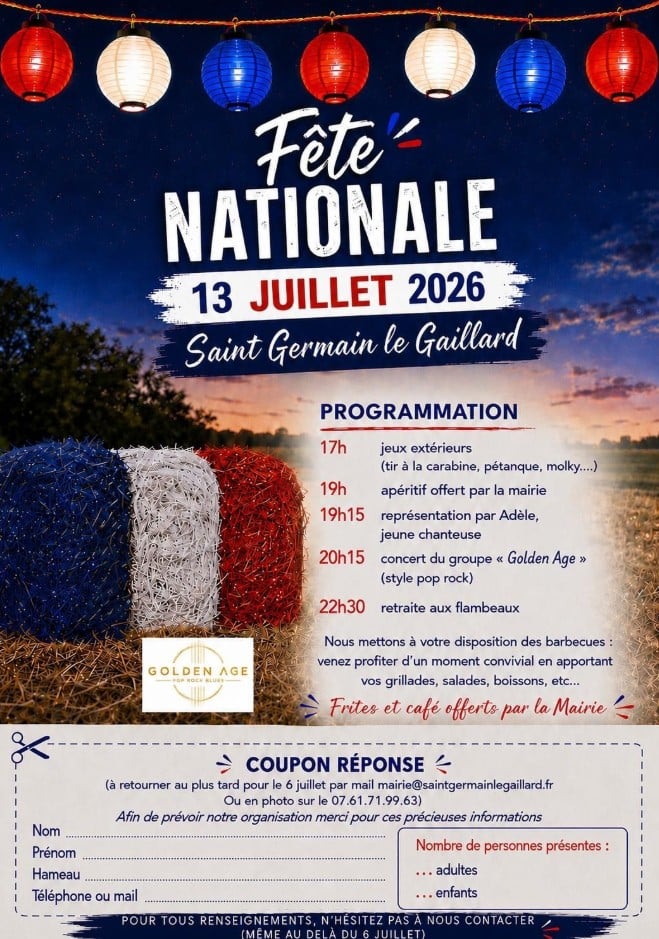 Fête Nationale à Saint-Germain-le-Gaillard