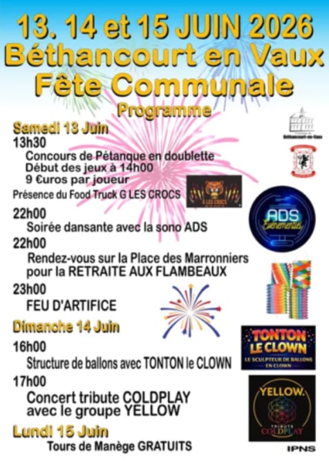 Fête communale de Béthancourt-en-Vaux