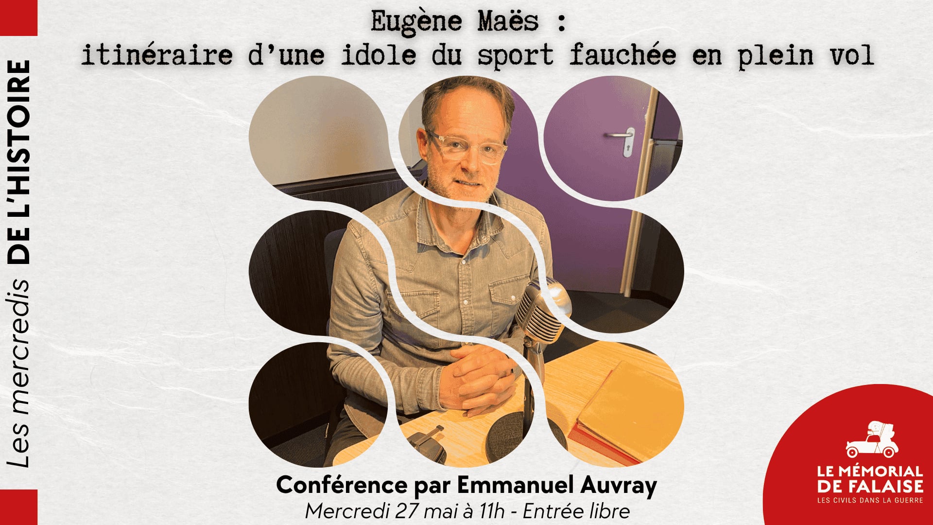 Conférence "Eugène Maës : itinéraire d’une idole du sport fauchée en plein vol" par Emmanuel Auvray