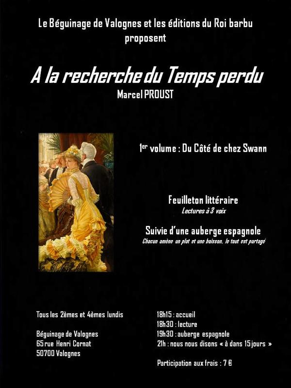 Feuilleton littéraire "A la Recherche du Temps Perdu- Marcel Proust"