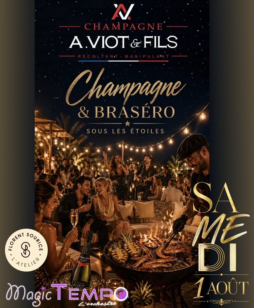 Soirée Champagne & brasero sous les étoiles
