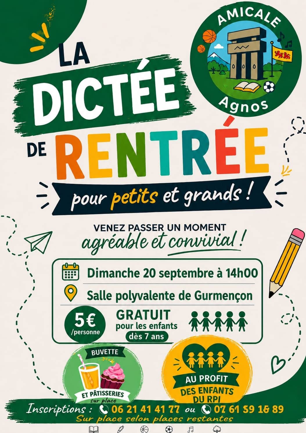 La dictée de la rentrée