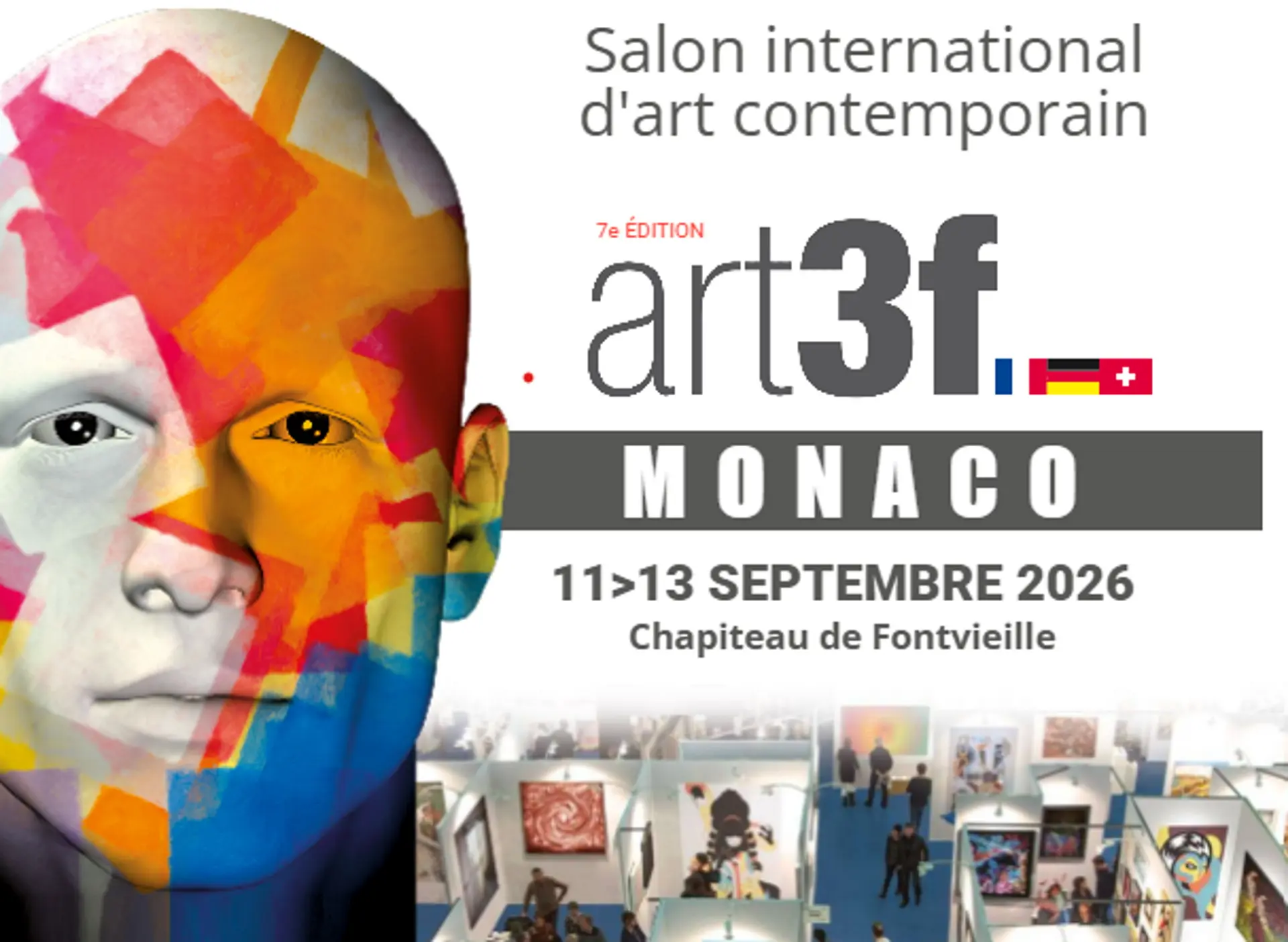 Salon international d'art contemporain Art3f Monaco