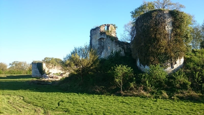 Visite des ruines du château de Bommiers