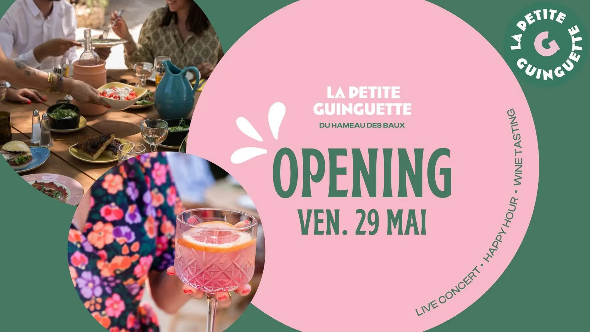 Soirée d'ouverture "La Petite Guingette" du Hameau des Baux