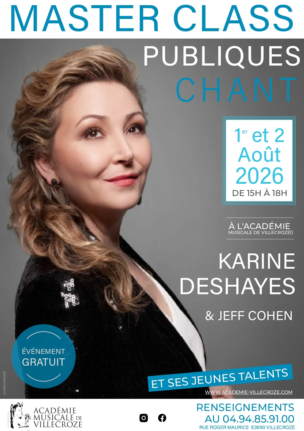 Master class publiques de chant