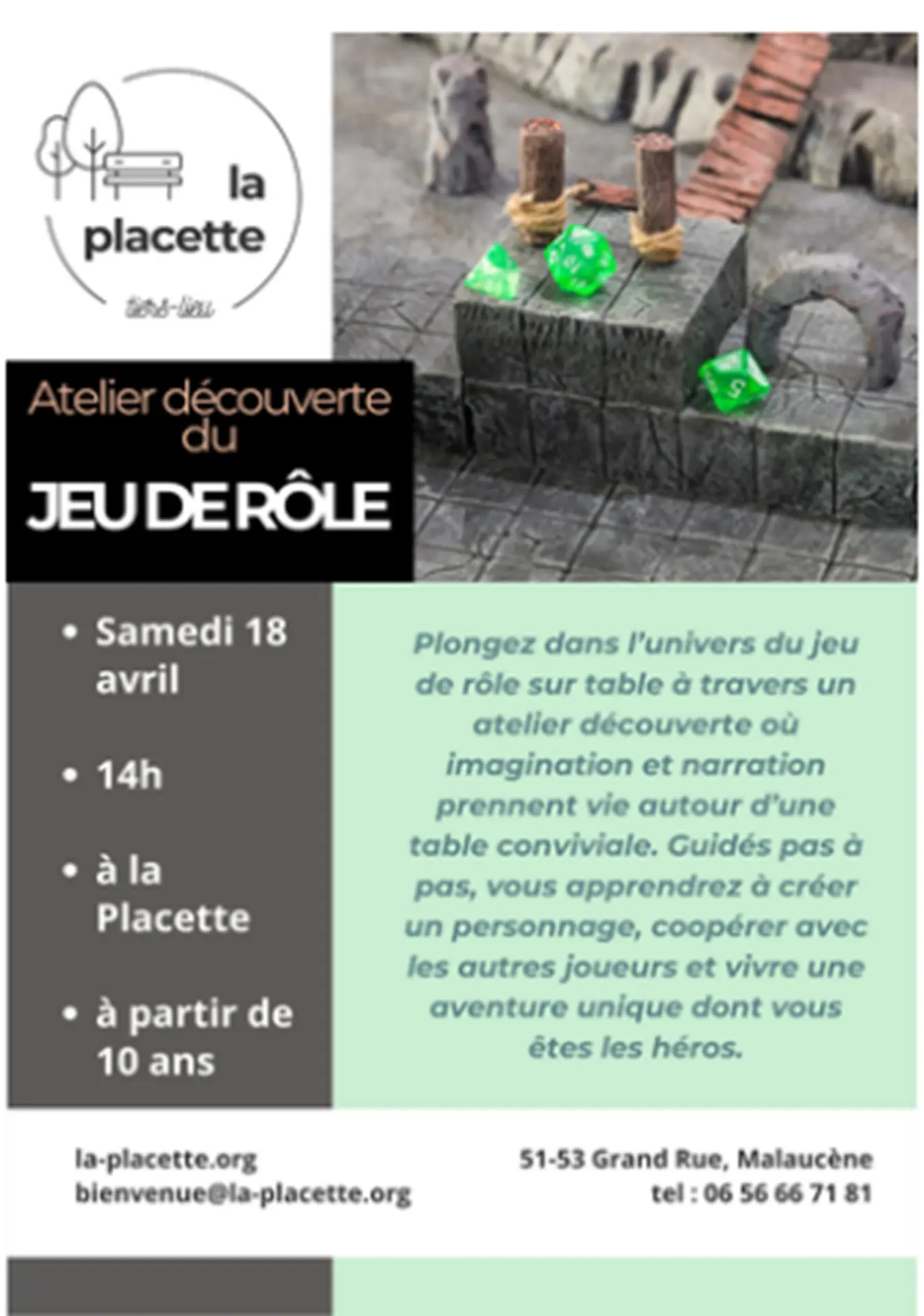 Atelier découverteJeu de rôle