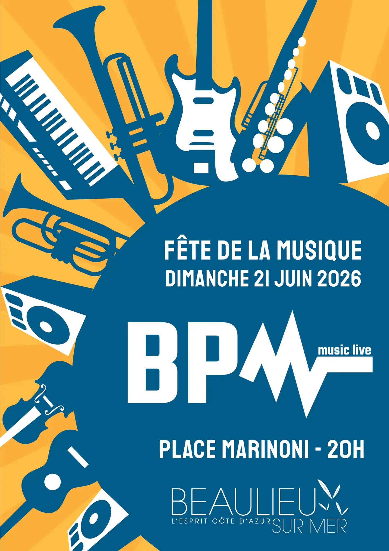 Fête de la Musique à Beaulieu-sur-Mer - Orchestre BPM