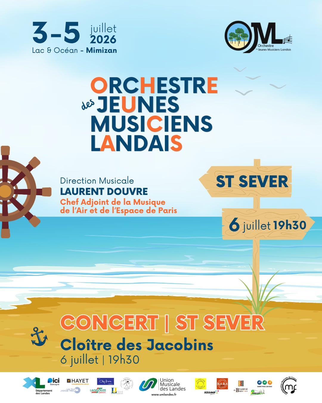 Concert Orchestre des Jeunes Musiciens Landais