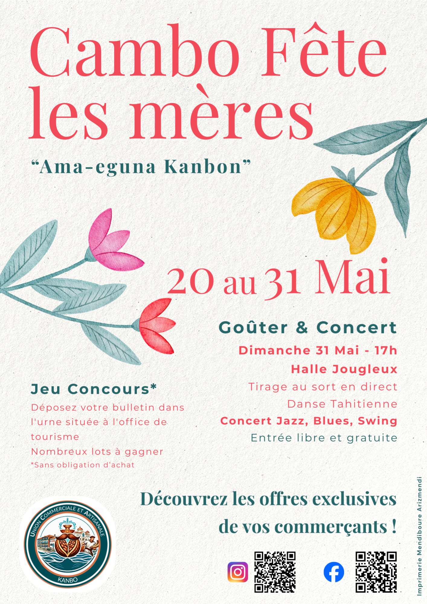 Cambo fête les mères "Ama-eguna Kanbon"