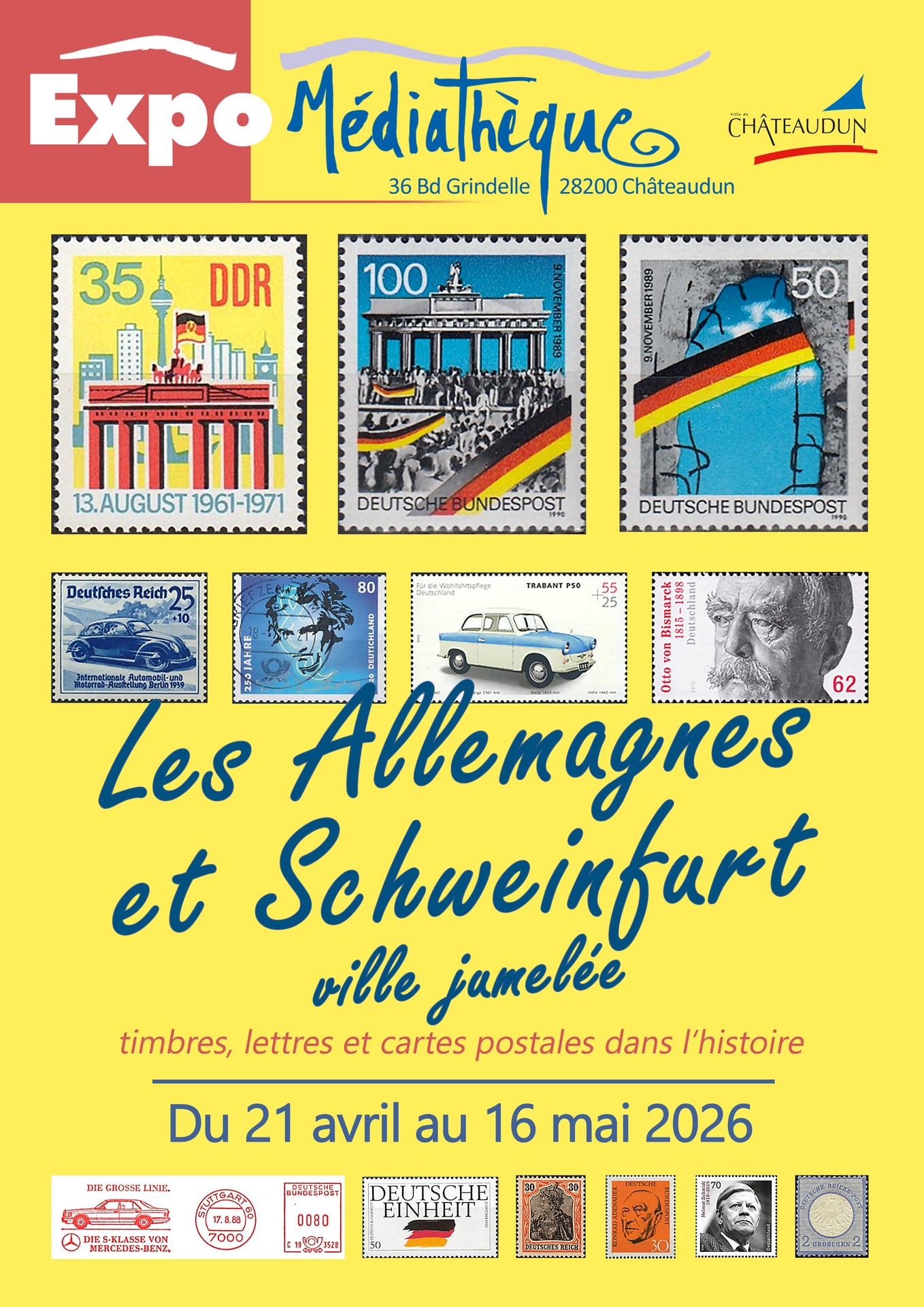 Exposition philatélique - Les Allemagnes et Schweinfurt