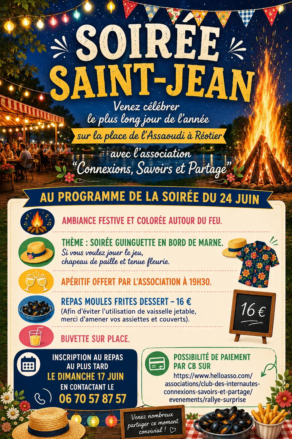 Soirée festive de la Saint Jean
