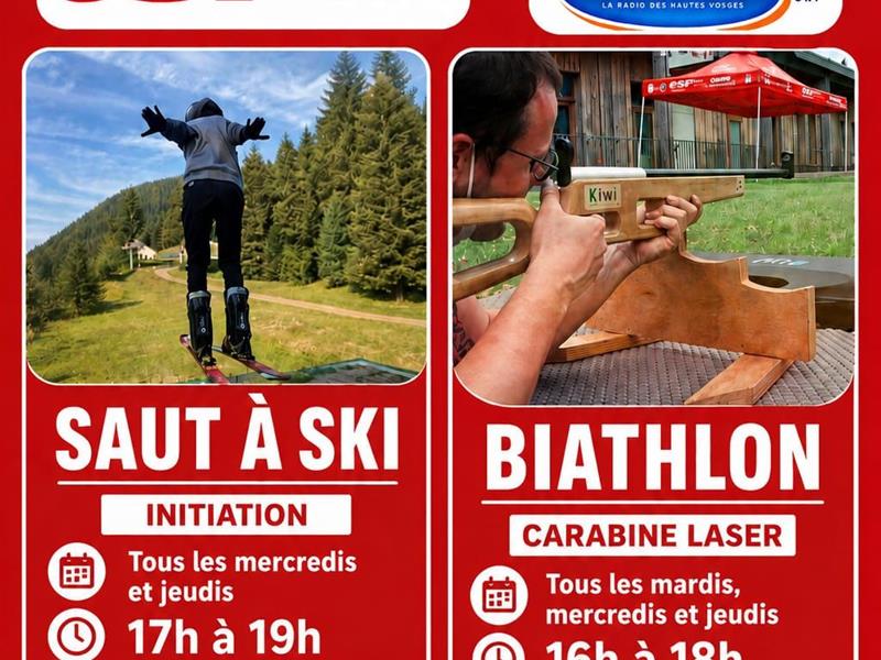 Initiation biathlon carabine laser