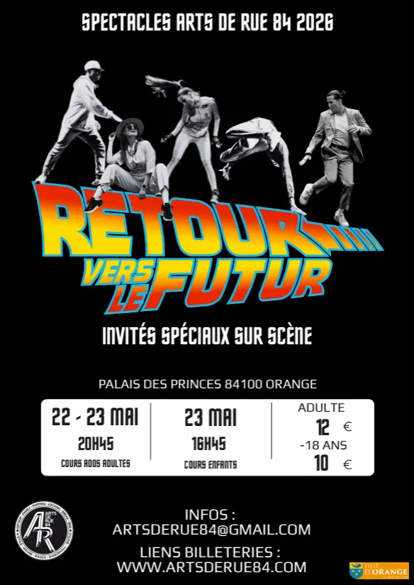 Spectacle Arts de rue 84 - Retour vers le futur