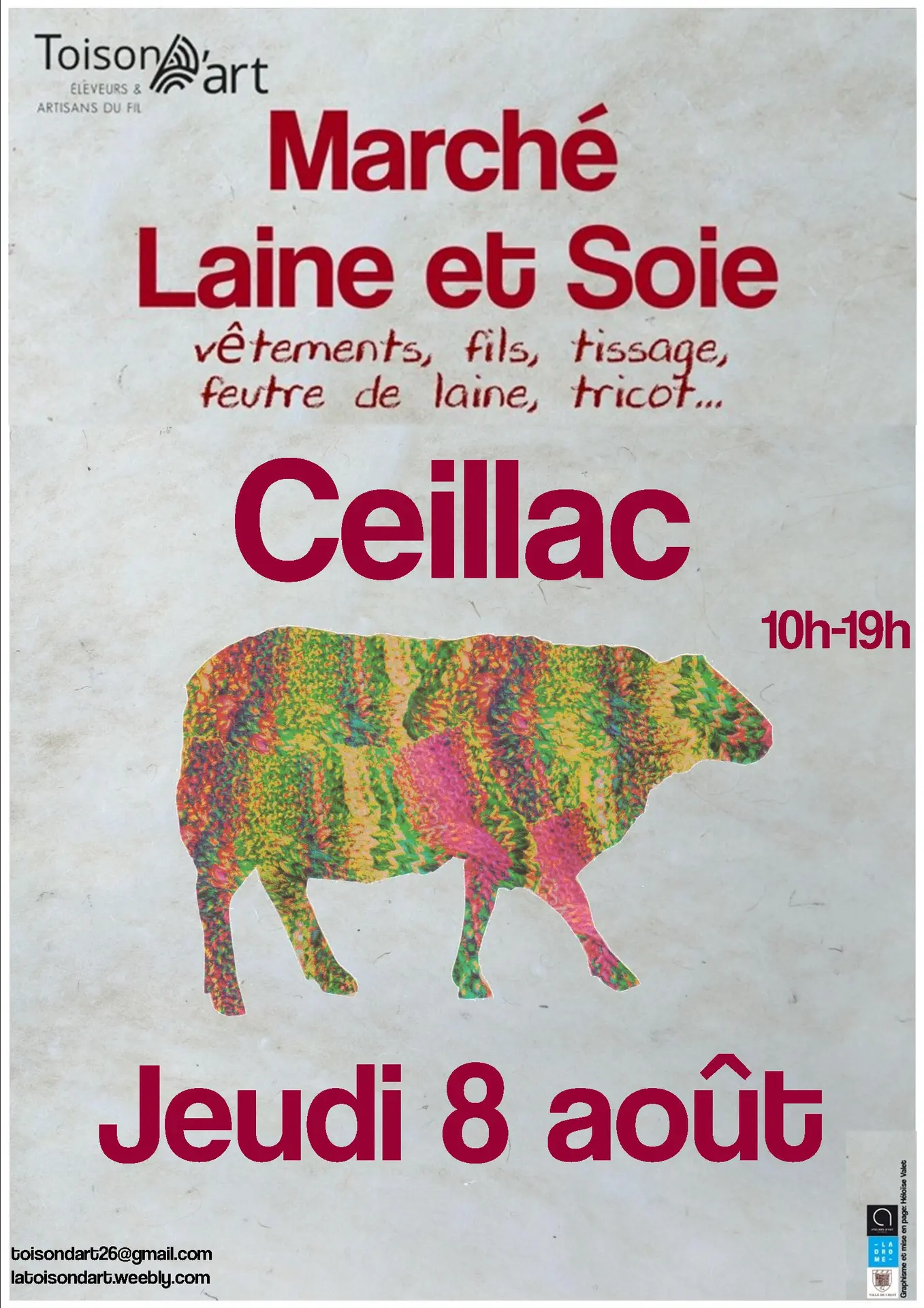 Marché de la laine et de la soie