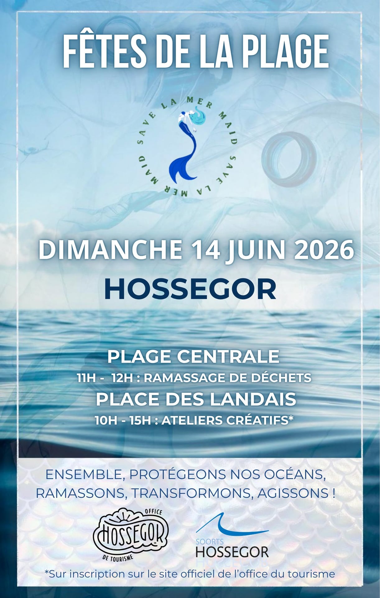 Fêtes de la plage - Ramassage de déchets avec Save la Mermaid