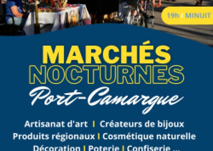 Marché nocturne plage sud